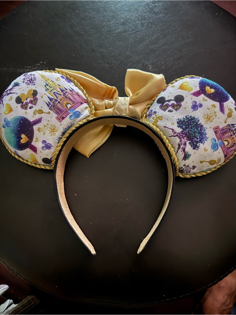 Disney Purple, Gold & Blue Castle Mouse Ear Headband